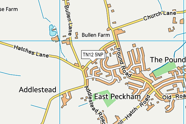 TN12 5NP map - OS VectorMap District (Ordnance Survey) TN12 5NP map - OS VectorMap District (Ordnance Survey)