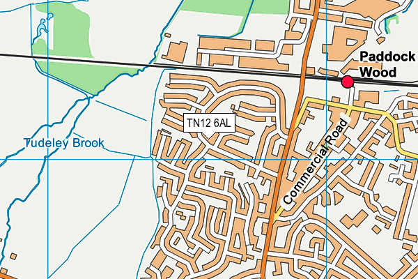 TN12 6AL map - OS VectorMap District (Ordnance Survey) TN12 6AL map - OS VectorMap District (Ordnance Survey)