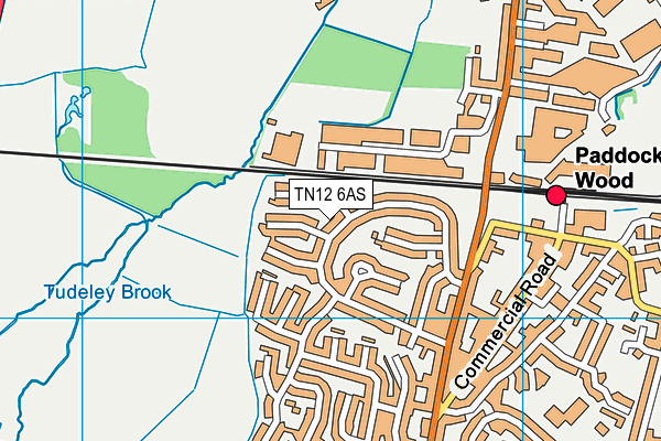 TN12 6AS map - OS VectorMap District (Ordnance Survey) TN12 6AS map - OS VectorMap District (Ordnance Survey)