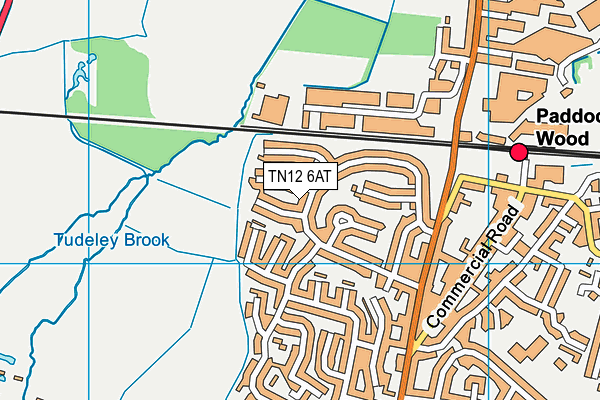 TN12 6AT map - OS VectorMap District (Ordnance Survey) TN12 6AT map - OS VectorMap District (Ordnance Survey)