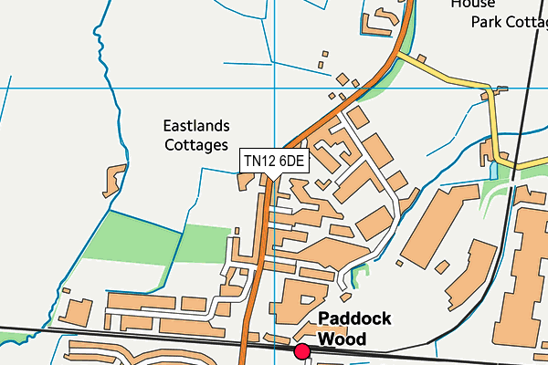 TN12 6DE map - OS VectorMap District (Ordnance Survey) TN12 6DE map - OS VectorMap District (Ordnance Survey)