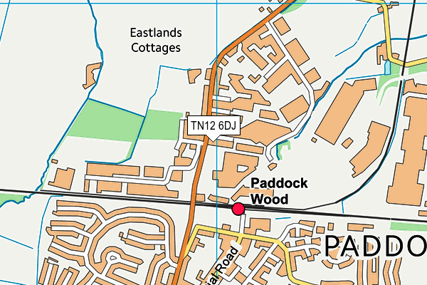 TN12 6DJ map - OS VectorMap District (Ordnance Survey)