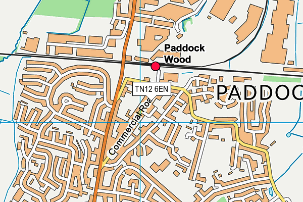 TN12 6EN map - OS VectorMap District (Ordnance Survey)