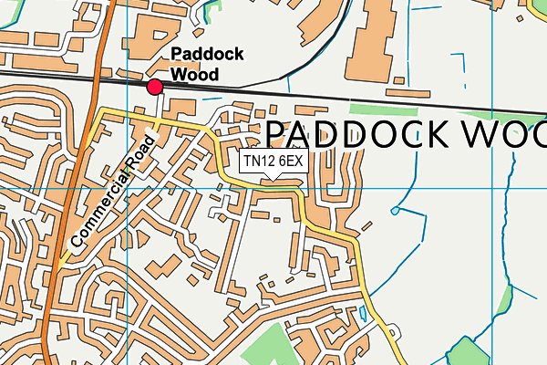TN12 6EX map - OS VectorMap District (Ordnance Survey) TN12 6EX map - OS VectorMap District (Ordnance Survey)