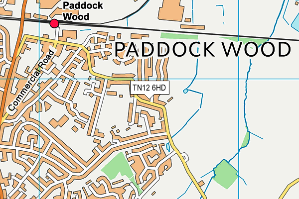 TN12 6HD map - OS VectorMap District (Ordnance Survey) TN12 6HD map - OS VectorMap District (Ordnance Survey)