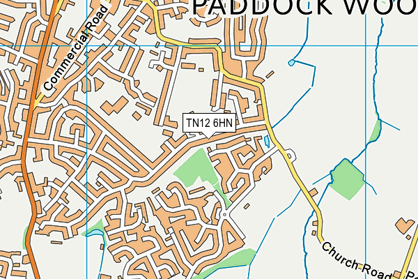 TN12 6HN map - OS VectorMap District (Ordnance Survey) TN12 6HN map - OS VectorMap District (Ordnance Survey)