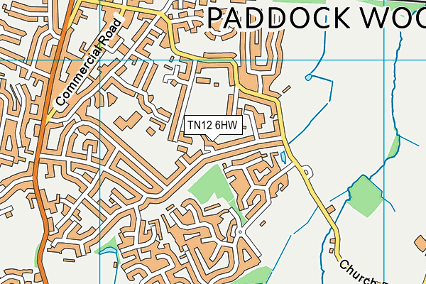 TN12 6HW map - OS VectorMap District (Ordnance Survey) TN12 6HW map - OS VectorMap District (Ordnance Survey)