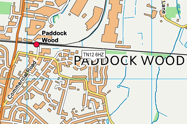 TN12 6HZ map - OS VectorMap District (Ordnance Survey) TN12 6HZ map - OS VectorMap District (Ordnance Survey)