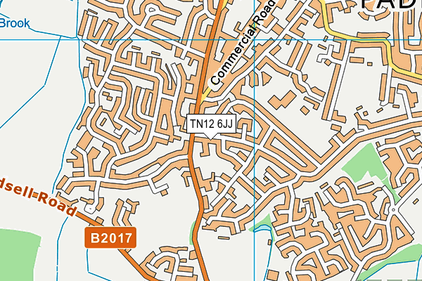 TN12 6JJ map - OS VectorMap District (Ordnance Survey) TN12 6JJ map - OS VectorMap District (Ordnance Survey)
