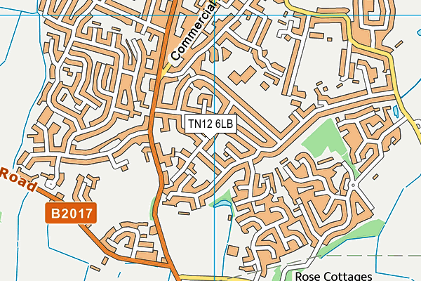 TN12 6LB map - OS VectorMap District (Ordnance Survey) TN12 6LB map - OS VectorMap District (Ordnance Survey)