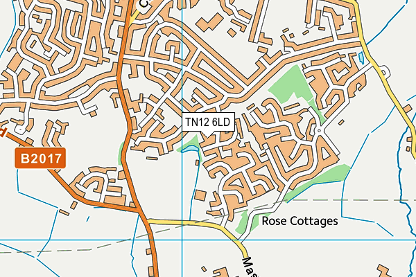 TN12 6LD map - OS VectorMap District (Ordnance Survey) TN12 6LD map - OS VectorMap District (Ordnance Survey)