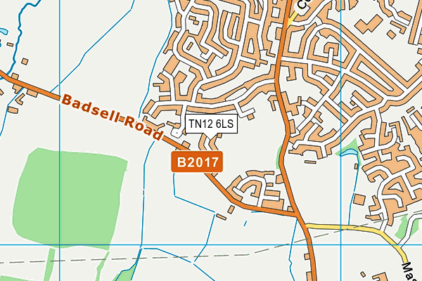 TN12 6LS map - OS VectorMap District (Ordnance Survey) TN12 6LS map - OS VectorMap District (Ordnance Survey)