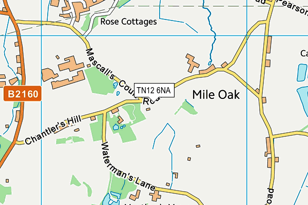 TN12 6NA map - OS VectorMap District (Ordnance Survey) TN12 6NA map - OS VectorMap District (Ordnance Survey)