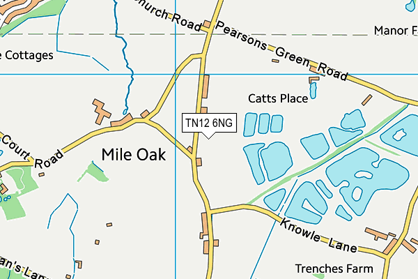 TN12 6NG map - OS VectorMap District (Ordnance Survey) TN12 6NG map - OS VectorMap District (Ordnance Survey)