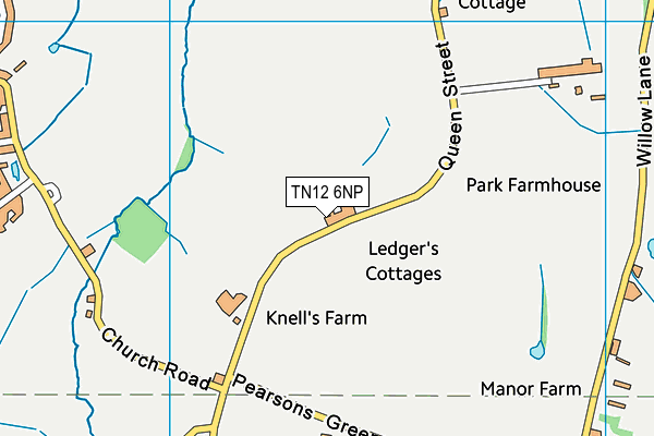 TN12 6NP map - OS VectorMap District (Ordnance Survey) TN12 6NP map - OS VectorMap District (Ordnance Survey)