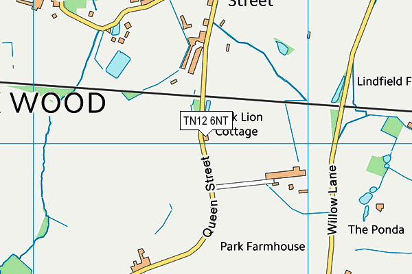 TN12 6NT map - OS VectorMap District (Ordnance Survey) TN12 6NT map - OS VectorMap District (Ordnance Survey)
