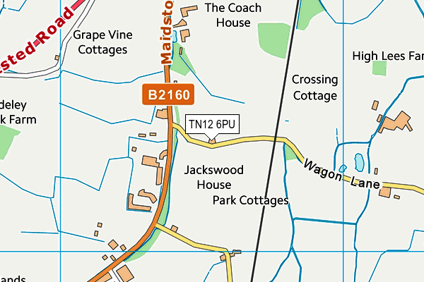 TN12 6PU map - OS VectorMap District (Ordnance Survey) TN12 6PU map - OS VectorMap District (Ordnance Survey)