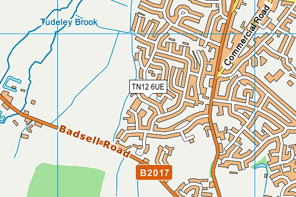 TN12 6UE map - OS VectorMap District (Ordnance Survey) TN12 6UE map - OS VectorMap District (Ordnance Survey)