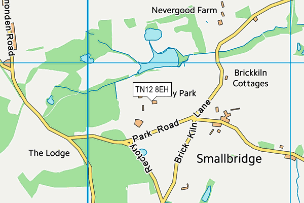 TN12 8EH map - OS VectorMap District (Ordnance Survey)