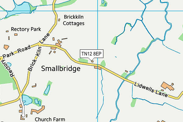 TN12 8EP map - OS VectorMap District (Ordnance Survey) TN12 8EP map - OS VectorMap District (Ordnance Survey)