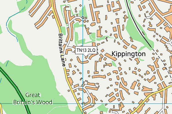 TN13 2LQ map - OS VectorMap District (Ordnance Survey) TN13 2LQ map - OS VectorMap District (Ordnance Survey)