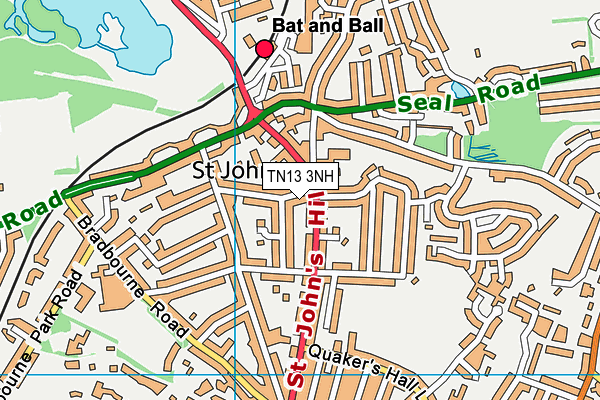TN13 3NH map - OS VectorMap District (Ordnance Survey) TN13 3NH map - OS VectorMap District (Ordnance Survey)