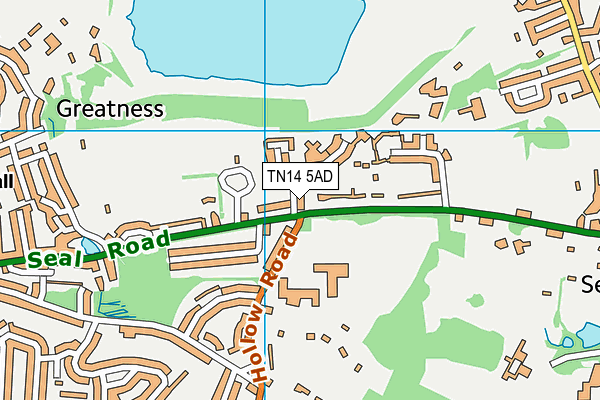 TN14 5AD map - OS VectorMap District (Ordnance Survey) TN14 5AD map - OS VectorMap District (Ordnance Survey)