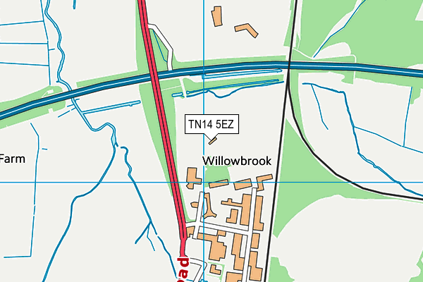 TN14 5EZ map - OS VectorMap District (Ordnance Survey) TN14 5EZ map - OS VectorMap District (Ordnance Survey)