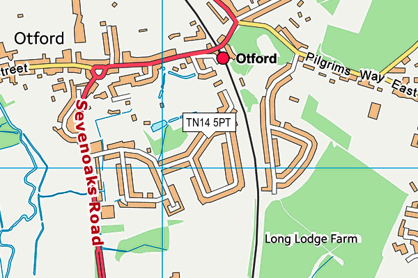 TN14 5PT map - OS VectorMap District (Ordnance Survey) TN14 5PT map - OS VectorMap District (Ordnance Survey)