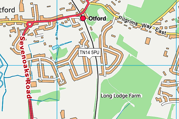 TN14 5PU map - OS VectorMap District (Ordnance Survey) TN14 5PU map - OS VectorMap District (Ordnance Survey)