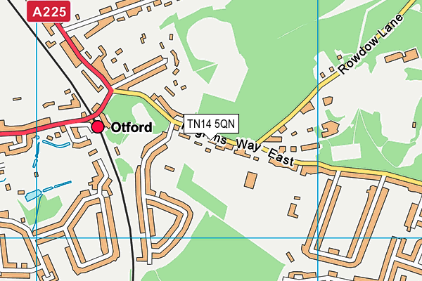 TN14 5QN map - OS VectorMap District (Ordnance Survey) TN14 5QN map - OS VectorMap District (Ordnance Survey)