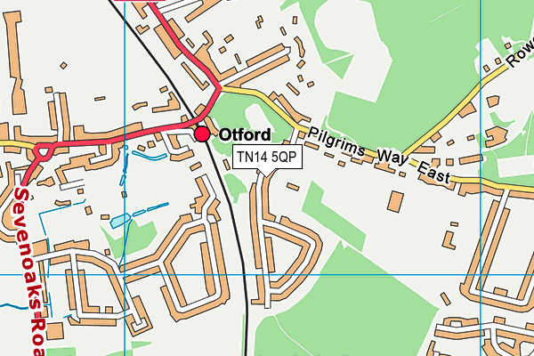 TN14 5QP map - OS VectorMap District (Ordnance Survey) TN14 5QP map - OS VectorMap District (Ordnance Survey)