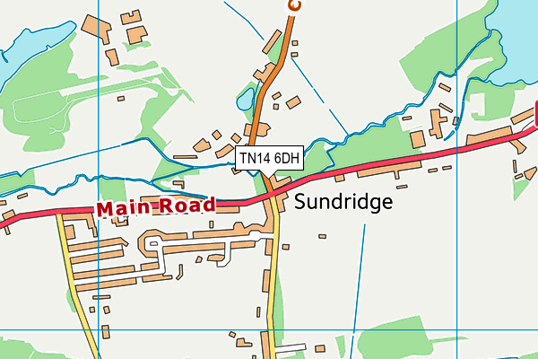 TN14 6DH map - OS VectorMap District (Ordnance Survey) TN14 6DH map - OS VectorMap District (Ordnance Survey)