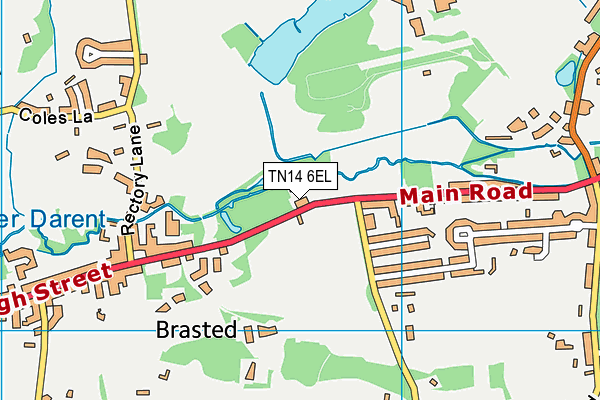 TN14 6EL map - OS VectorMap District (Ordnance Survey) TN14 6EL map - OS VectorMap District (Ordnance Survey)