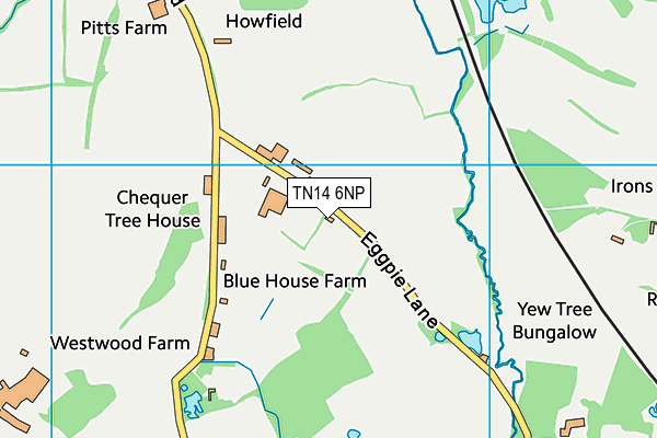 TN14 6NP map - OS VectorMap District (Ordnance Survey) TN14 6NP map - OS VectorMap District (Ordnance Survey)