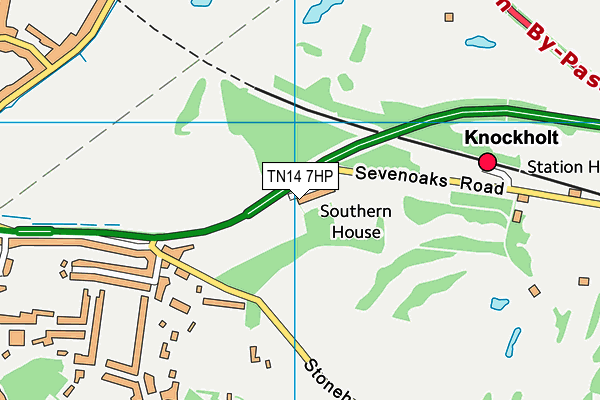 TN14 7HP map - OS VectorMap District (Ordnance Survey) TN14 7HP map - OS VectorMap District (Ordnance Survey)