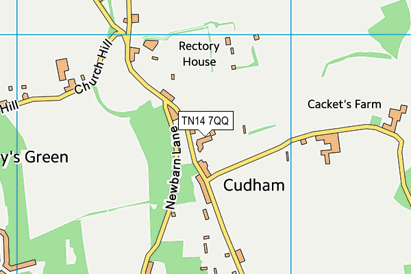 TN14 7QQ map - OS VectorMap District (Ordnance Survey) TN14 7QQ map - OS VectorMap District (Ordnance Survey)