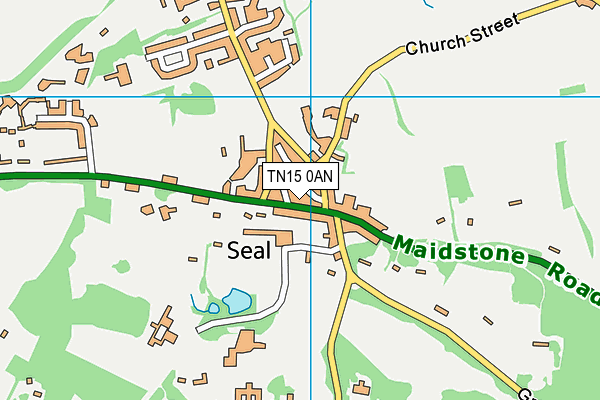 TN15 0AN map - OS VectorMap District (Ordnance Survey) TN15 0AN map - OS VectorMap District (Ordnance Survey)