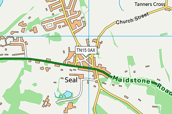 TN15 0AX map - OS VectorMap District (Ordnance Survey) TN15 0AX map - OS VectorMap District (Ordnance Survey)