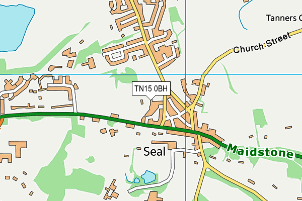 TN15 0BH map - OS VectorMap District (Ordnance Survey) TN15 0BH map - OS VectorMap District (Ordnance Survey)