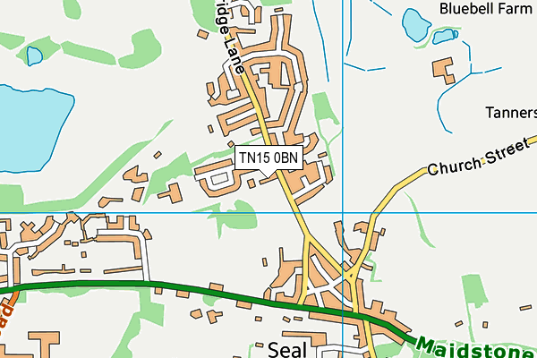 TN15 0BN map - OS VectorMap District (Ordnance Survey) TN15 0BN map - OS VectorMap District (Ordnance Survey)