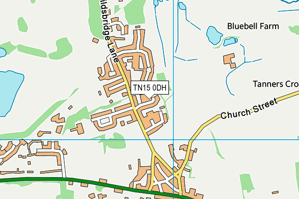 TN15 0DH map - OS VectorMap District (Ordnance Survey) TN15 0DH map - OS VectorMap District (Ordnance Survey)