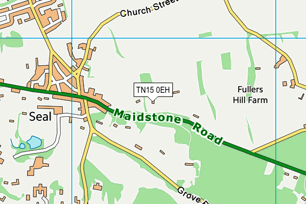 TN15 0EH map - OS VectorMap District (Ordnance Survey) TN15 0EH map - OS VectorMap District (Ordnance Survey)