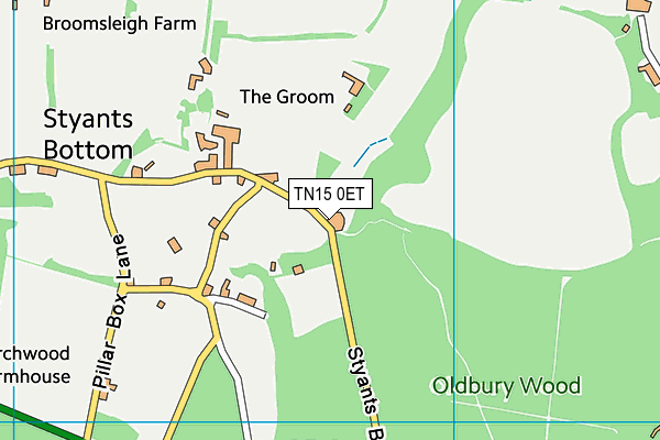 TN15 0ET map - OS VectorMap District (Ordnance Survey) TN15 0ET map - OS VectorMap District (Ordnance Survey)