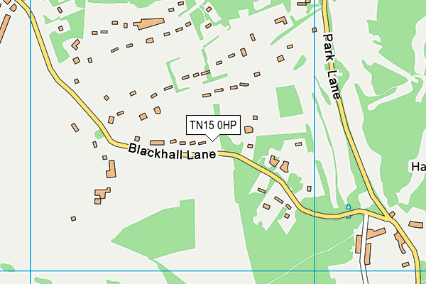 TN15 0HP map - OS VectorMap District (Ordnance Survey) TN15 0HP map - OS VectorMap District (Ordnance Survey)