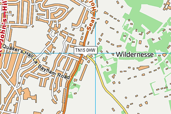 TN15 0HW map - OS VectorMap District (Ordnance Survey) TN15 0HW map - OS VectorMap District (Ordnance Survey)