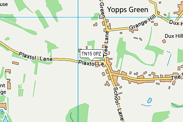 TN15 0PZ map - OS VectorMap District (Ordnance Survey) TN15 0PZ map - OS VectorMap District (Ordnance Survey)