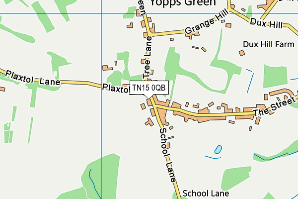 TN15 0QB map - OS VectorMap District (Ordnance Survey) TN15 0QB map - OS VectorMap District (Ordnance Survey)