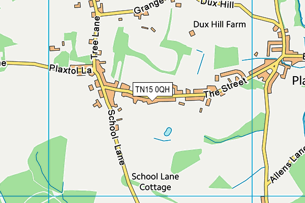 TN15 0QH map - OS VectorMap District (Ordnance Survey) TN15 0QH map - OS VectorMap District (Ordnance Survey)