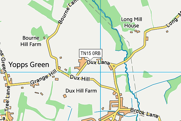 TN15 0RB map - OS VectorMap District (Ordnance Survey) TN15 0RB map - OS VectorMap District (Ordnance Survey)